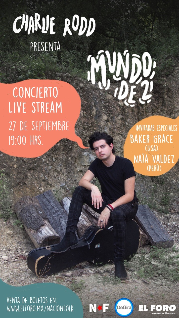 Charlie Rodd presenta «Mundo de dos» en concierto