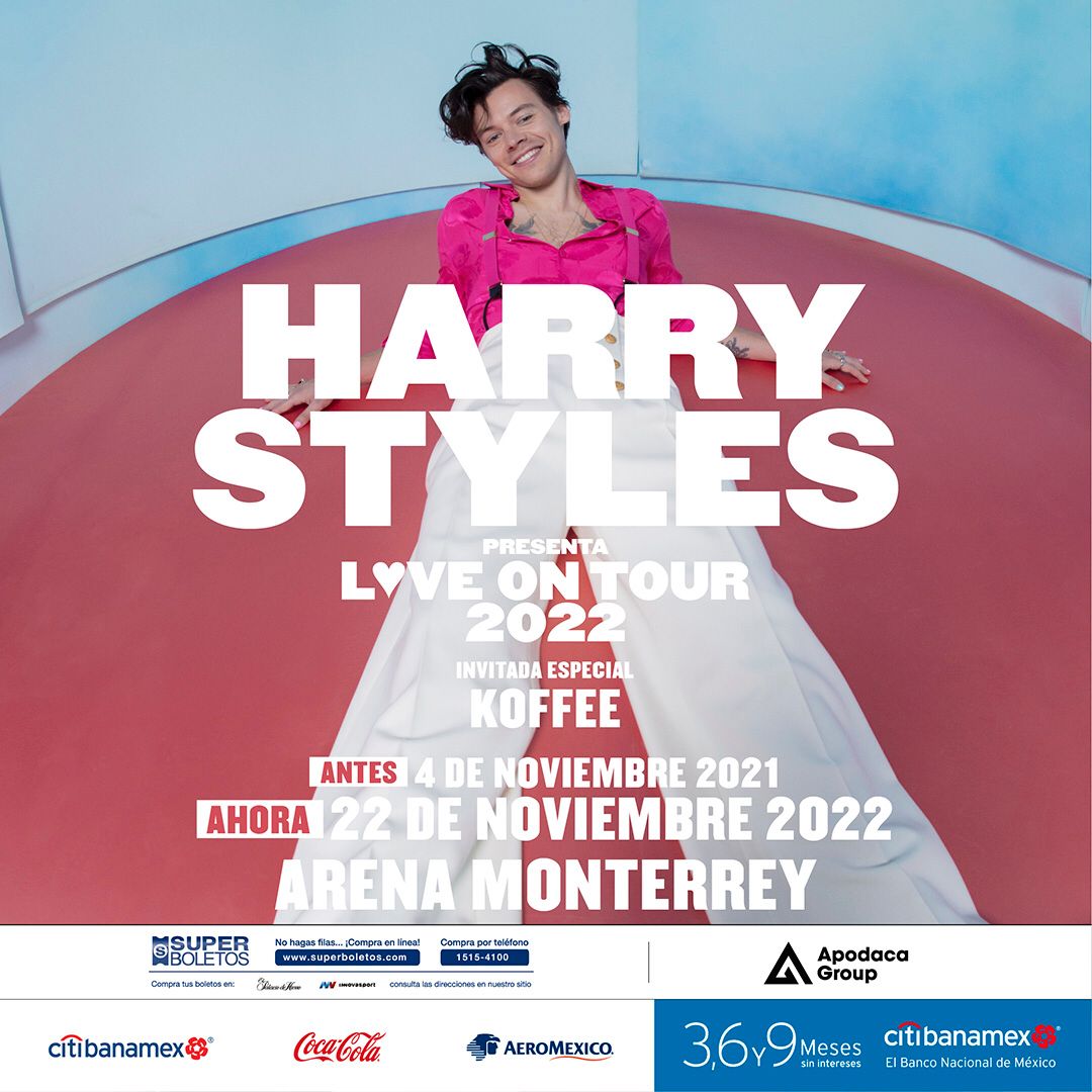HARRY STYLES ANUNCIA GIRA REPROGRAMADA PARA 2022 + NUEVAS FECHAS INCLUYENDO ESTADIOS
