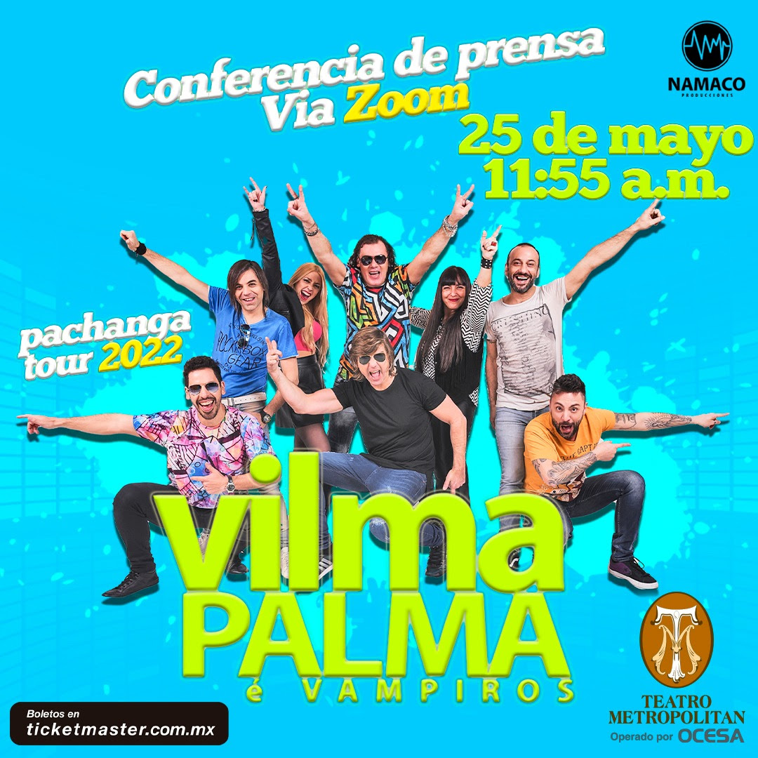 Vilma Palma e Vampiros regresa después de 20 años para dar un gran concierto en el Teatro Metropólitan