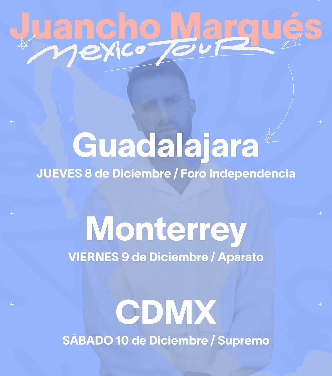 Juancho Marqués, referente del género urbano en español, se presentará por primera vez en México