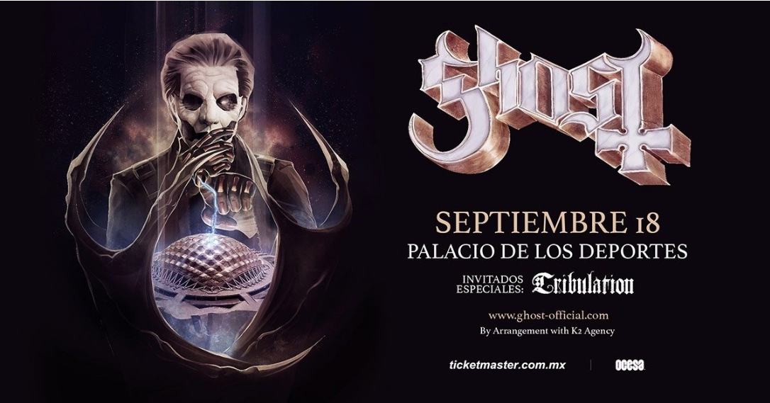 Estos son los precios del concierto de GHOST en México