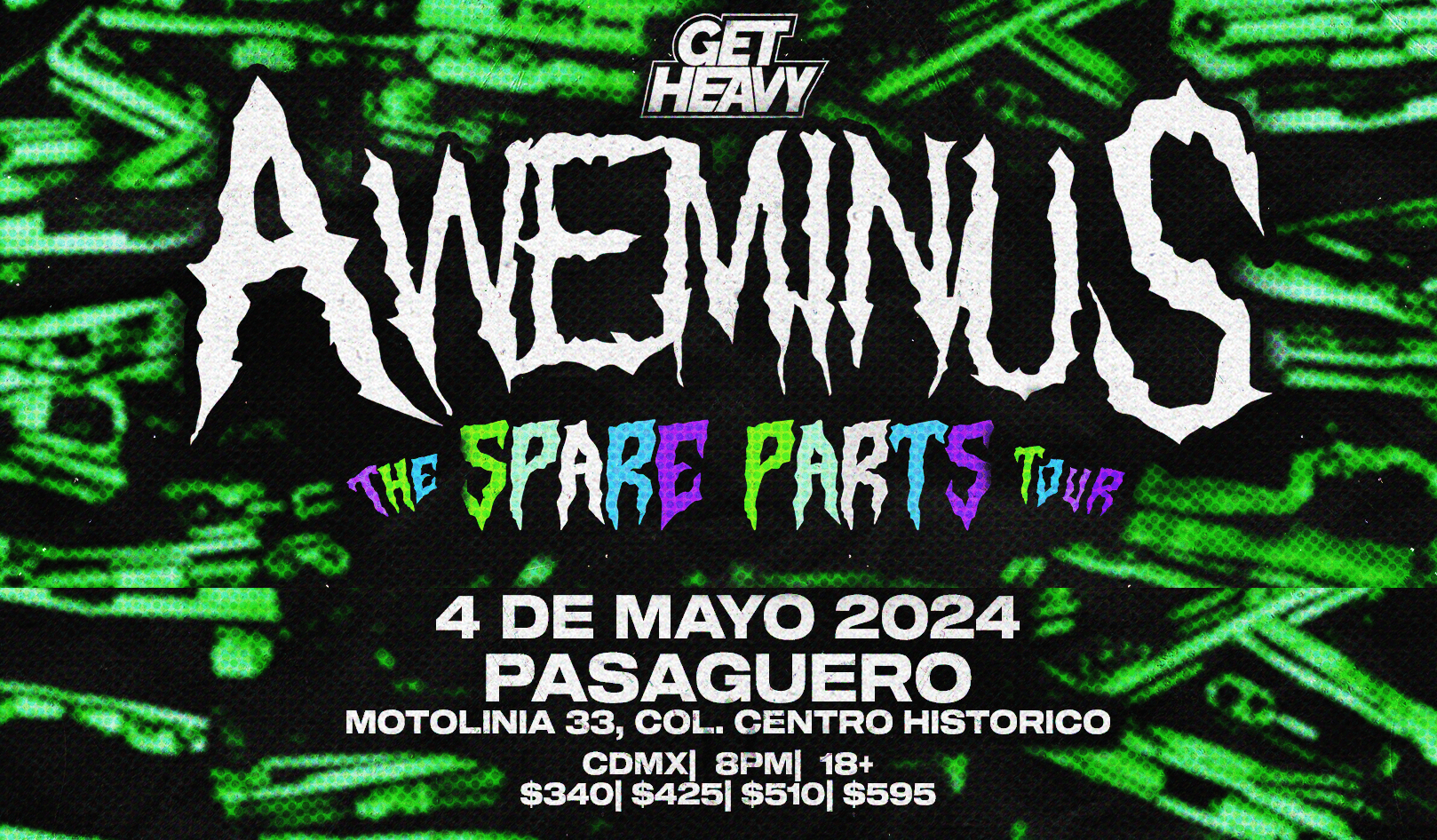 AWEMINUS & legendas del dubstep visitarán México gracias a Get Heavy