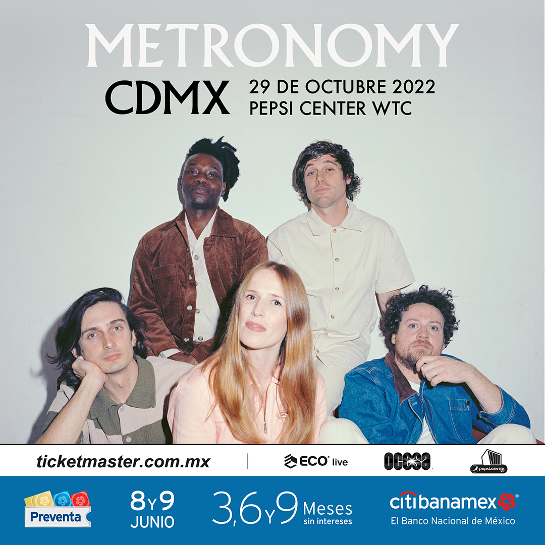¡Metronomy regresa a CDMX!