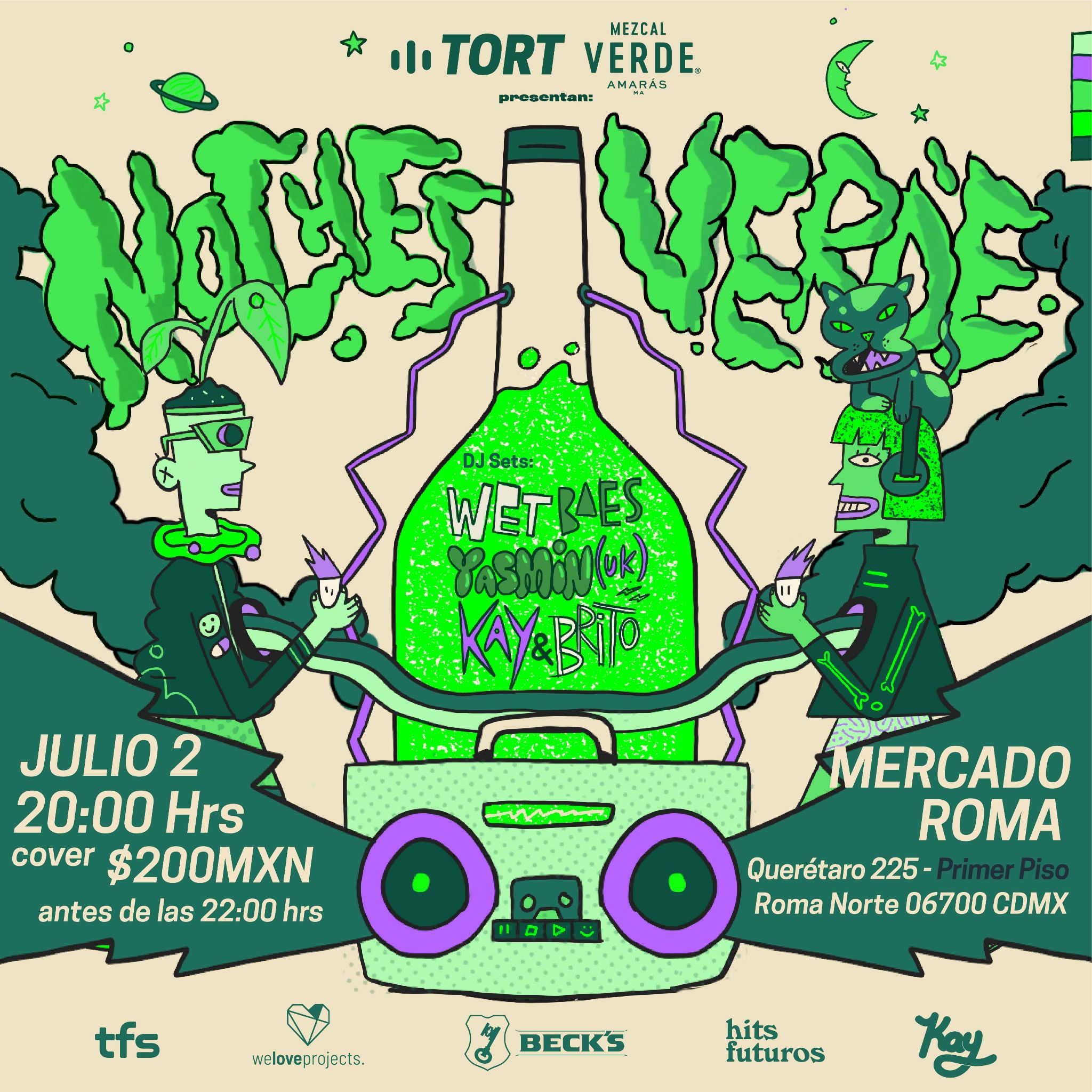 Noches Verde: Wet Baes, Yasmin, Kay & Brito