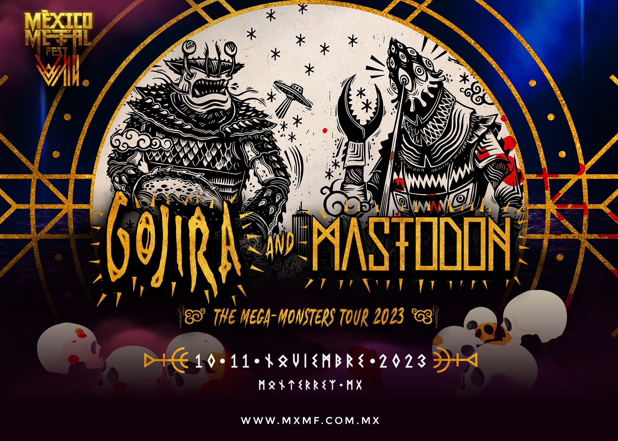 Gojira y Mastodon, nuevos headliners del México Metal Fest VII