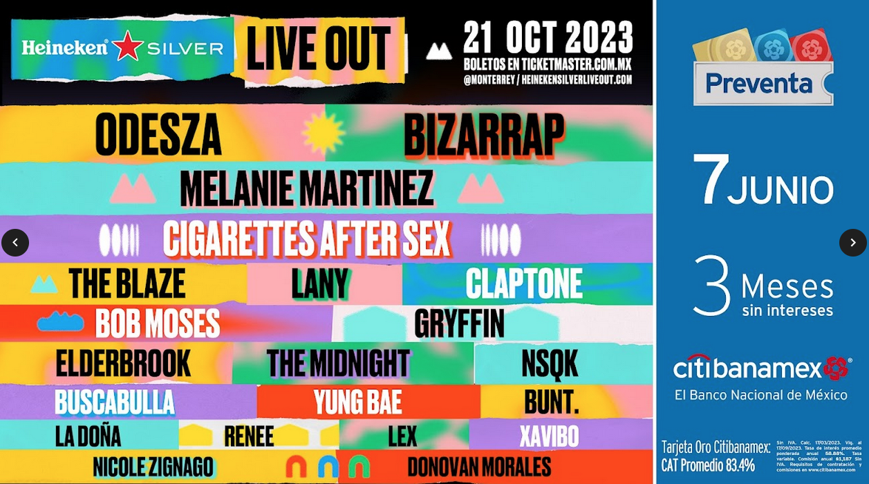 Cinco actuaciones que no te puedes perder en el Heinken Silver Live Out 2023