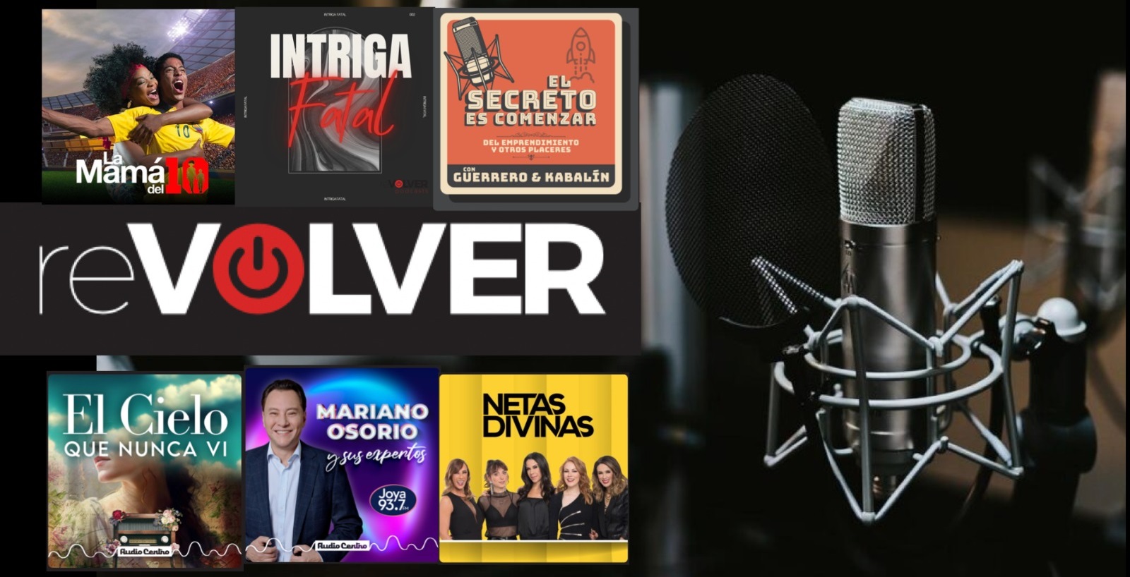Revolver Podcast: En los 20 mejores podcasts de audiencia hispana en Estados Unidos